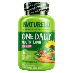 Naturelo女性复合维生素女士综合多维全食物有机果蔬营养