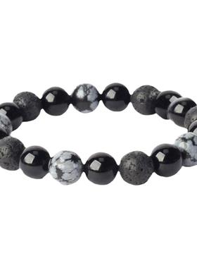 男女火山石复古手链手串