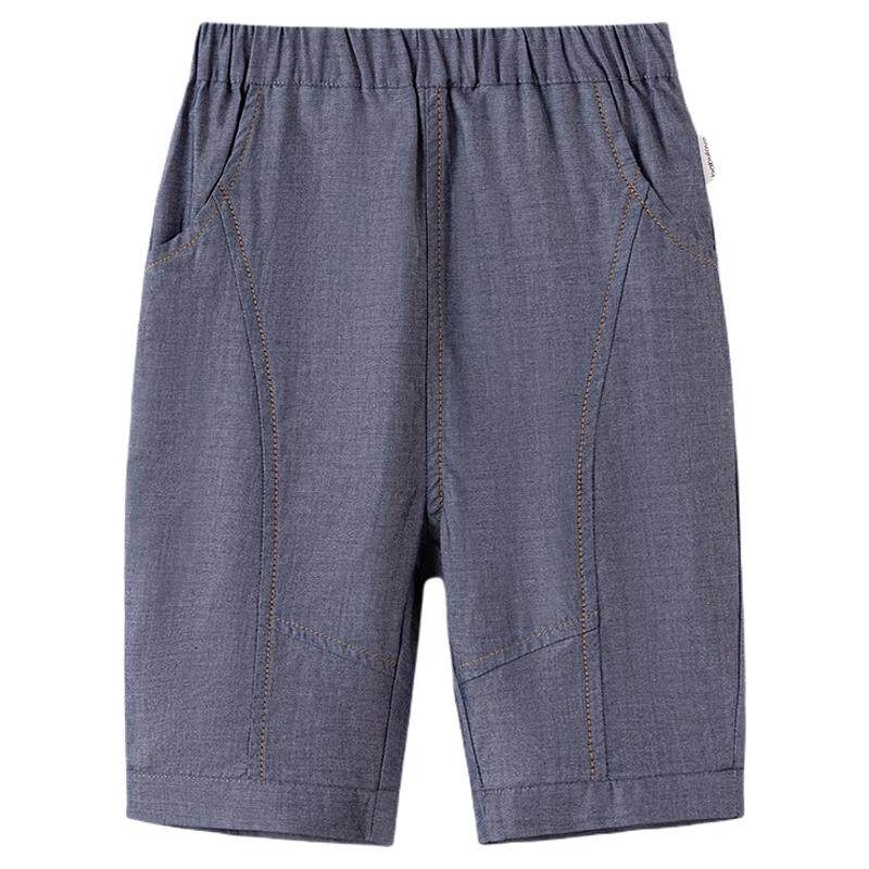 babylove男女宝宝休闲裤夏季薄款纯棉软牛仔透气裤子休闲外出夏装