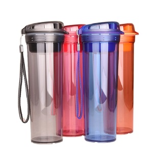 特百惠晶彩水杯MAX600ml茶韵随心杯大容量运动杯有盖便携杯带茶隔