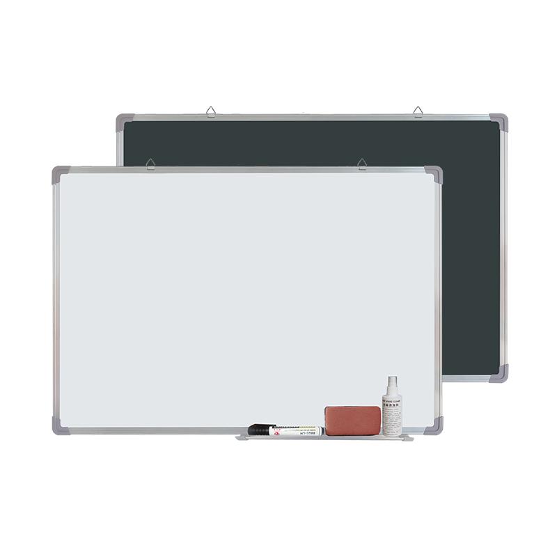 挂式双面白板写字板办公家用培训小黑板可擦写家用儿童专用涂鸦小白板可移动壁挂磁性大白板留言记事写字板
