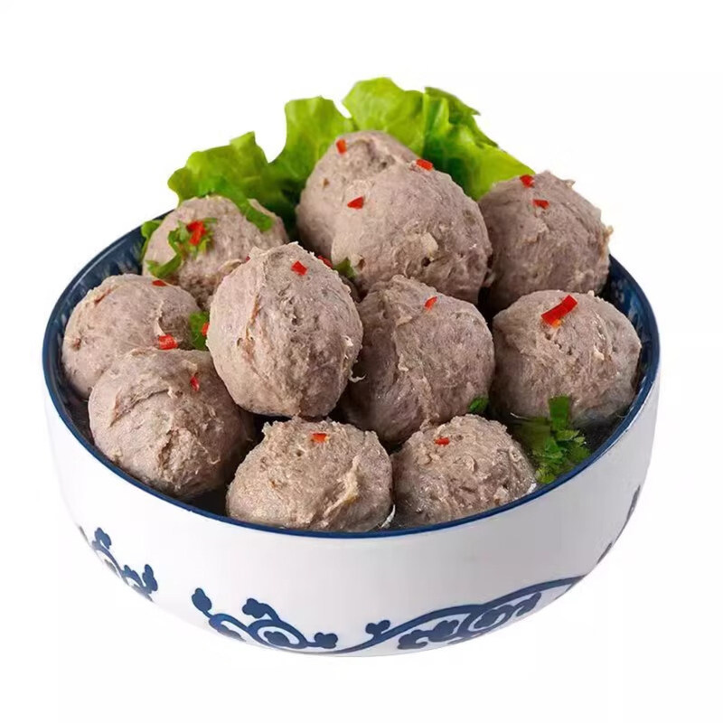 正宗潮汕牛肉丸火锅烧烤食材