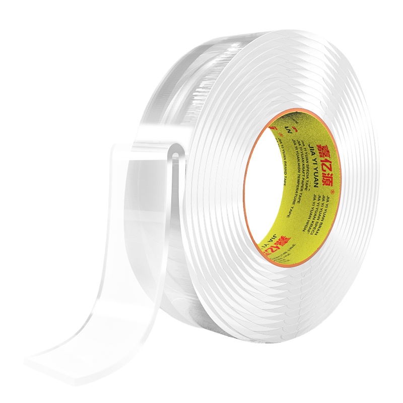 纳米双面胶高粘度强力固定墙面超沾对联地毯车用不留痕透明双面胶
