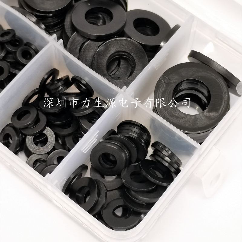 500pcs 尼龙垫片M2-M10塑料垫片 华司垫圈 绝缘 平垫圈 爆款