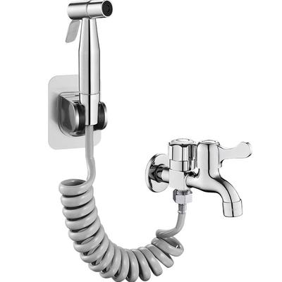 加长一进二出拖把池水龙头带喷枪