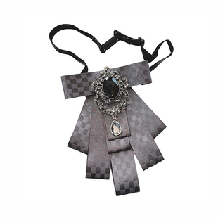 送领针韩版领结男新郎结婚钻礼服领花司仪夜店蝴蝶结女领结领花