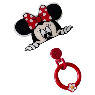 可爱卡通手机垫片360旋转卡扣超薄垫片硅胶卡片垫片金属花朵挂环圆环挂扣配件挂绳贴片挂链少女挂件链挂片式