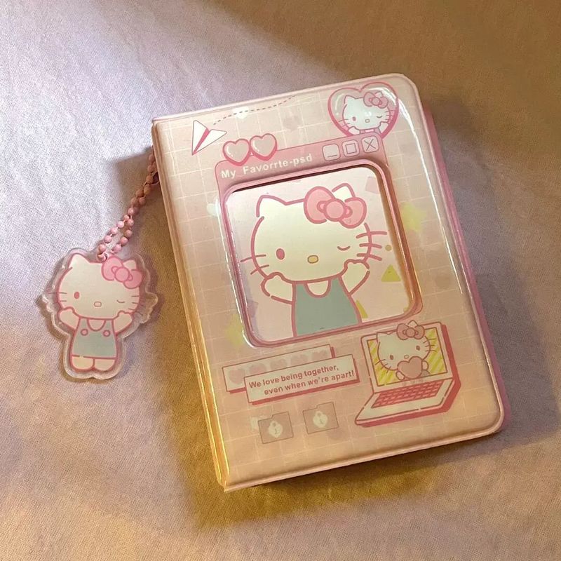 拍立得相册三丽鸥卡册一宫格3寸小卡收纳本情侣照片纪念册ins迷你