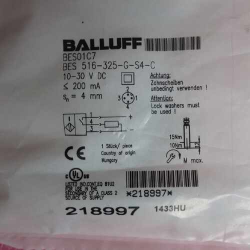 议价全新原装正品BALLUFF巴鲁夫 BES 516-325-G-S4-C  BES01C7 现