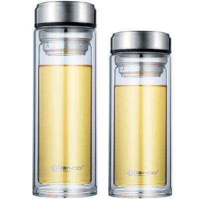 耐热双层玻璃杯水杯1000ml大号