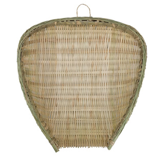 竹筲箕农家竹编制品青篾簸箕竹筛子洗菜沥水沥米竹篮火锅饭店家用