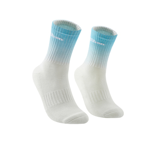 Wilson威尔胜官方男女通用百搭时尚休闲潮流LOGO网球高腰运动袜子