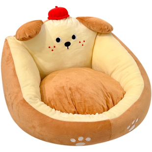 懒人沙发客厅地上单人坐垫窝窝椅阳台榻榻米儿童女生卡通坐靠垫子