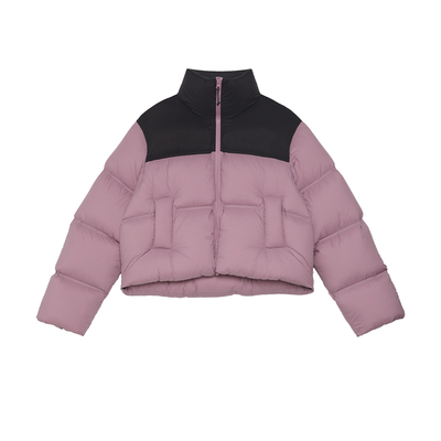 半圆原创设计感女装[运动]2025冬季保暖泡芙小众短款羽绒服外套女