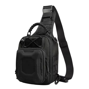 城市特行者休闲户外战术多功能小胸包旅行徒步路亚单肩挎包腰包