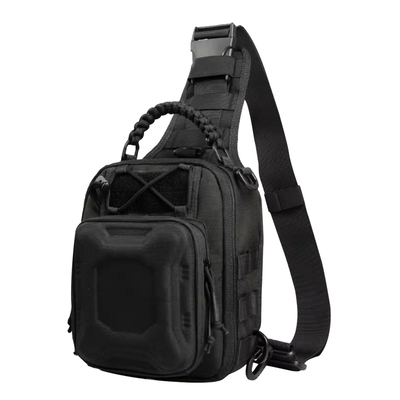 城市特行者休闲户外战术多功能小胸包旅行徒步路亚单肩挎包腰包