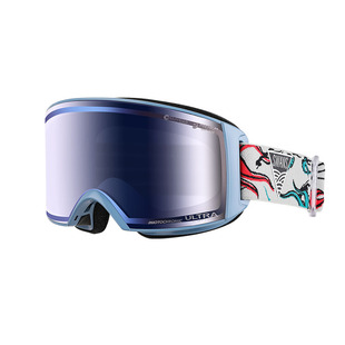 SWANS大广角柱面滑雪镜高清2倍防雾可卡近视雪镜RCN3685