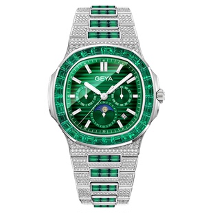 格雅手表男名牌正品男士多功能全自动机械表防水高级满钻十大男表