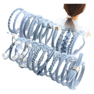 头绳小清新简约个性扎头发橡皮筋发圈发绳马尾头饰品收纳高弹力