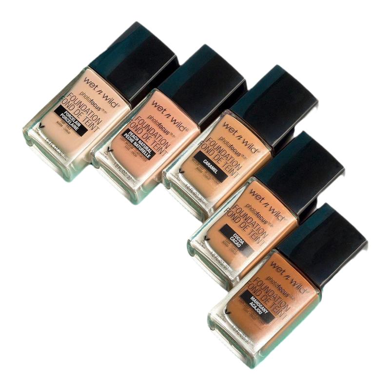 美国正品Wet N Wild Photo Focus哑光柔焦滋润粉底液持久强遮瑕