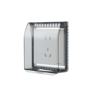 公牛插座防水罩盒86型粘贴式马桶开关明装保护盖塑料卫生间防溅盒