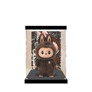 适用泡泡玛特拉布布zimomo labubu大首领阴晴大天使亚克力展示盒