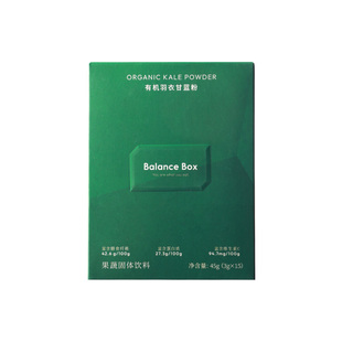 均衡小站有机羽衣甘蓝粉奇亚籽膳食纤维青汁小绿条代餐冲饮