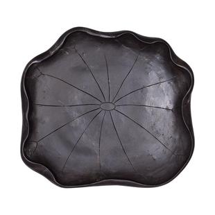 善琏湖笔 清荷 端砚砚台水碗墨碟创意天然原石可磨墨不干墨文房四宝水盂麻子坑绿端书法专用毛笔笔墨纸砚荷砚