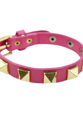 铆钉手镯皮欧美INS风女朋克礼物