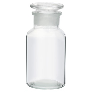 大口试剂瓶加厚硬质玻璃广口瓶化学玻璃磨口密封盖化工固体瓶试剂