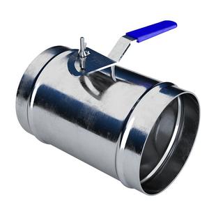 瞳行记 304不锈钢风量调节阀圆形管道镀锌白铁皮风阀手动开关阀门