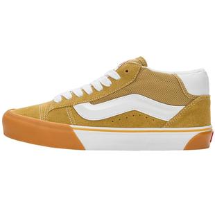 Vans范斯官方 Knu Mid棕色街头复古风胖胖男鞋女鞋板鞋面包鞋