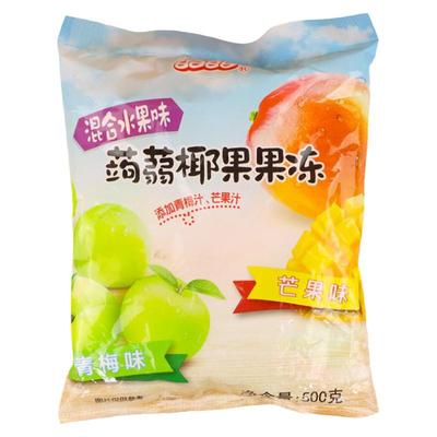 晶晶蒟蒻椰果果冻500g