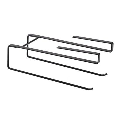 免打孔铁艺收纳架厨房橱柜毛巾挂