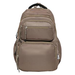 大容量多层口袋旅行双肩背包初高中学生书包大学生休闲轻便电脑包