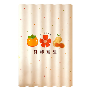 衣柜遮挡帘无门柜子门帘滑轨拉帘置物架鞋架书柜防尘帘子遮挡杂物