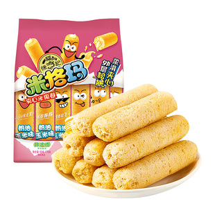 徐福记奶油玉米味夹心米果卷米格玛零食小吃休闲食品