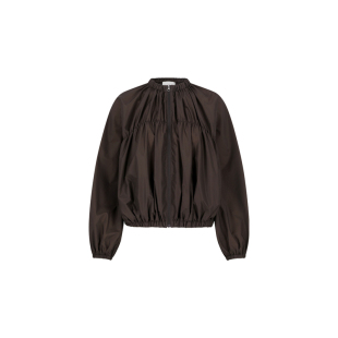 [AMOMENTO] 26SS SHIRRING JUMPER 26春夏新款尼龙抽褶拉链外套