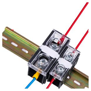 IN-12BK导轨式接线柱端子排板纯铜IN-411S 13 20 30 60 100 200BK