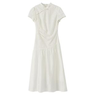 【清仓秒杀】夏韩系气质裙子独特漂亮小众小个子高级新中式连衣裙