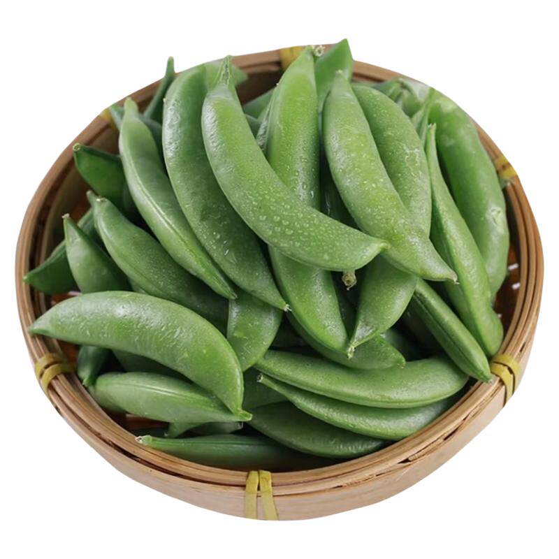 云南新鲜甜豆现摘现发农家自家种脆甜鲜嫩豌豆蔬菜带壳食用餐饮批