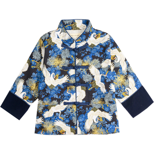 秋冬装汉服男童中国风儿童古装拜年服婴儿礼服周岁宝宝衣服唐装