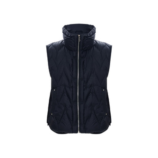 IAmMIX27冬季立领羽绒马甲女短款轻暖叠穿简约百搭白鸭绒马夹外套