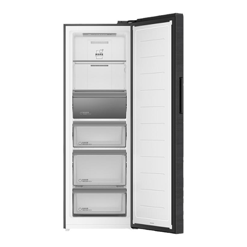 海尔小冰箱家用全冷冻180/210升侧开门储奶柜立式母乳双变频冰箱