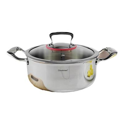 18-10不锈钢火锅边炉蒸锅26/28cm