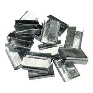 气动钢带打包扣16mm19/25/32mm手工闭口镀锌扣加厚铁皮打包带扣