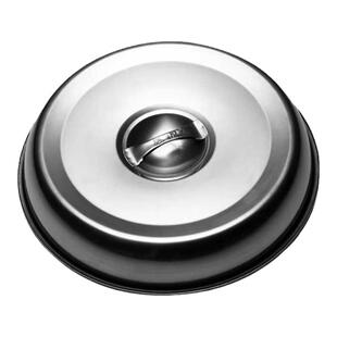 商用街边牛排铁板盖不锈钢圆形加厚铁板烧盖餐厅牛扒盖子大牛盖子