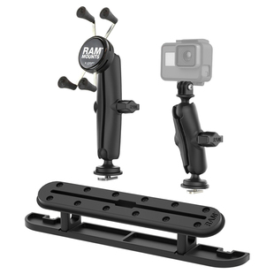 RAM2024款猛禽F150专用手机支架 多设备集成车载电台手咪固定支架