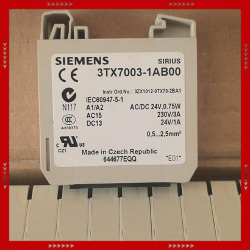 【问价】SIRIUS继电器 3TX7003-1AB00 捷克原