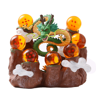 七龙珠7颗龙珠水晶球神龙手办模型汽车车载桌面摆件周边生日礼物